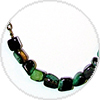 Agate Bead Necklace